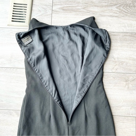 Vintage Louben Pure  Wool Sleeveless Sheath Dress - Picture 11 of 11